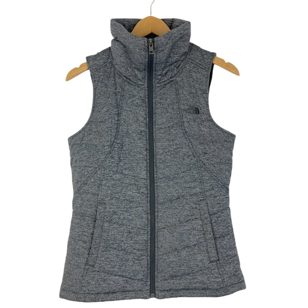 The North Face Women's Grey Psueudio Full Zip Vest US S